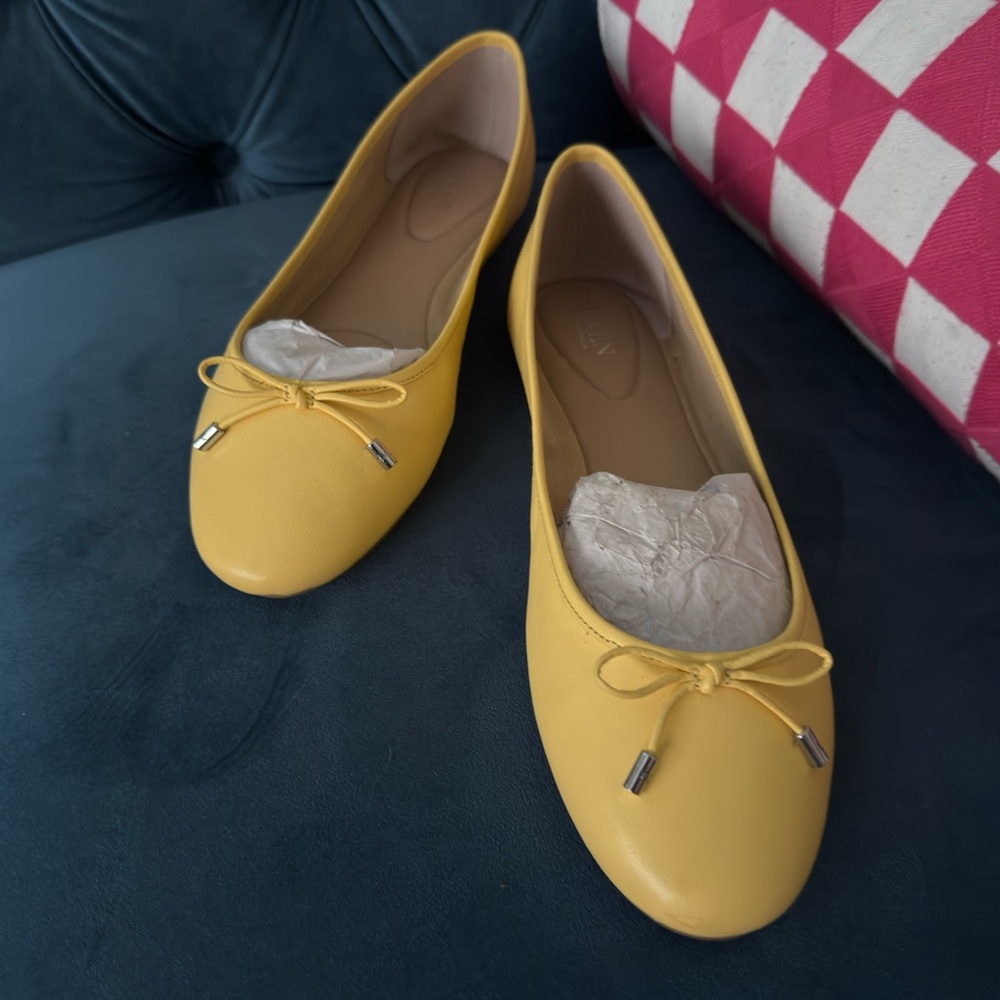 Lauren Ralph Lauren “Jayna” Ballet Flats - Size 11 - Yellow